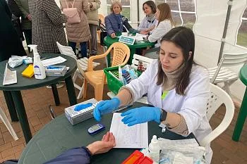 Более 360 человек прошли обследование в рамках акции «Предупреди развитие диабета»