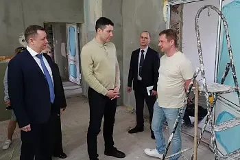 В поселке Ясном под Славском проводится капитальный ремонт врачебной амбулатории